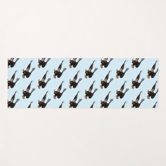 Arend swooping naar beneden yogamat (Voorkant (horizontaal))