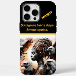 Arenden zweven in het land van een levendige krijg iPhone 16 pro max hoesje