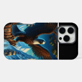 Arendsblik over verre schepen iPhone hoesje (Achterkant horizontaal)