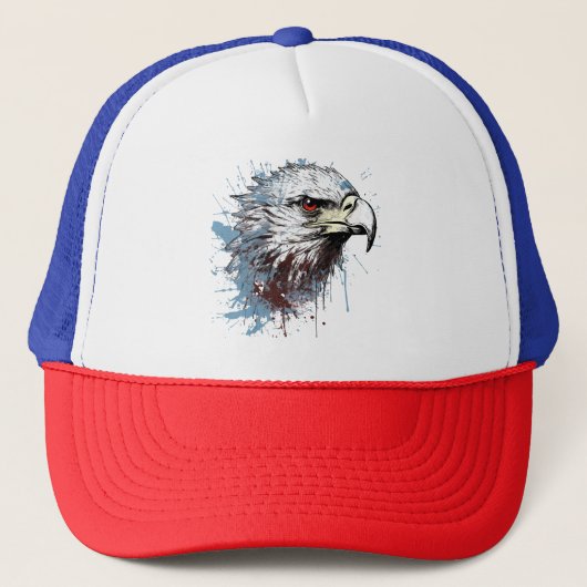 Arendschilderij trucker pet (Voorkant)