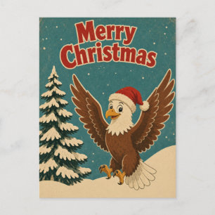 Arendsneeuwdrift Dier Kerstmis Briefkaart