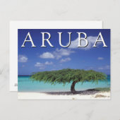 Arendstrand | Caribisch gebied, Aruba Briefkaart (Voorkant / Achterkant)