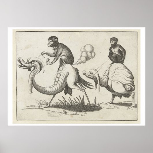 Arent van Bolten's "Monsters Verborgen door Apes" Poster (Voorkant)