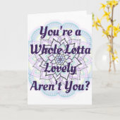 Aren't you special greeting card kaart (Gele Bloem)