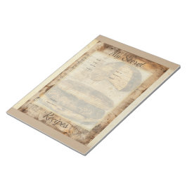 Arepa Bread Ephemera Collage Art Notitieblok