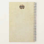 Arepa Brood Ephemera Collage Art Notitieboek (Achterkant)