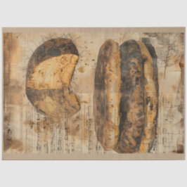 Arepa Brood Ephemera Collage Art Tissuepapier