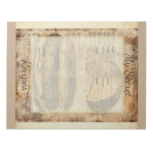 Arepa Brood Ephemera Collage Kunst Notitieblok (Voorkant)