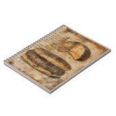 Arepa Brood Ephemera Collage Kunst Notitieboek (Linkerzijde)