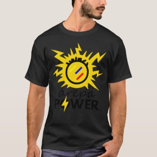 Arepa Power Electric Arepa Funny Flag Gift T-shirt