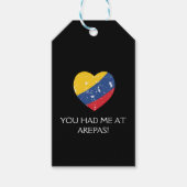 Arepas Grappig Quote Colombiaans eten Cadeaulabel (Voorkant)