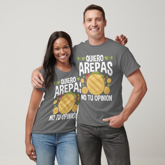 Arepas Lover Quiero Arepas Venezuelan Food n funny T-shirt (Unisex)
