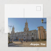 Arequipa, Perú, Catedral Basílica de Arequipa Briefkaart (Voorkant / Achterkant)
