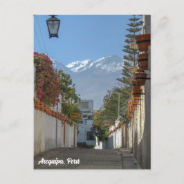 Arequipa, Perú, Chanchani Street View Briefkaart