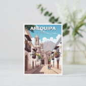 Arequipa Peru Reizen Briefkaart (Staand voorkant)