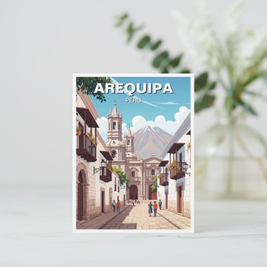 Arequipa Peru Reizen Briefkaart (Staand voorkant)