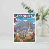 Arequipa Peru Reizen Briefkaart (Staand voorkant)