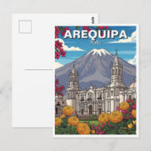 Arequipa Peru Reizen Briefkaart (Voorkant / Achterkant)