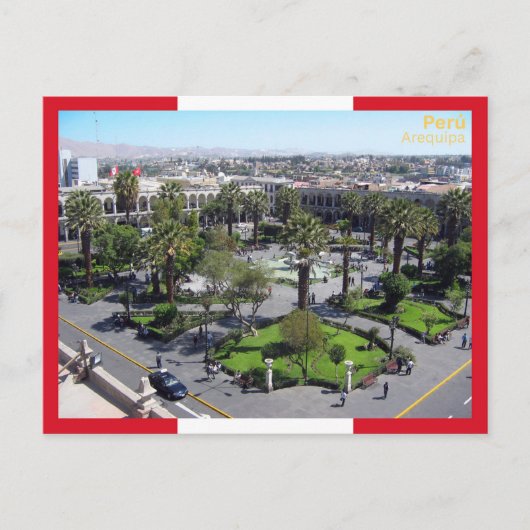 Arequired pa - Peru Briefkaart (Voorkant)