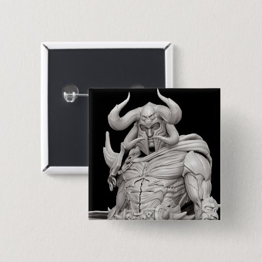 Ares Alternate Vierkante Button 5,1 Cm (Voorkant /achterkant)