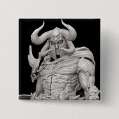 Ares Alternate Vierkante Button 5,1 Cm (Voorkant)