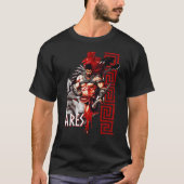 Ares Ancient Greece Wolf War God Greek Mythology T-shirt (Voorkant)