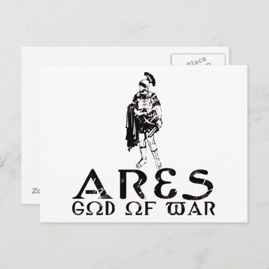 Ares Briefkaart (Voorkant / Achterkant)
