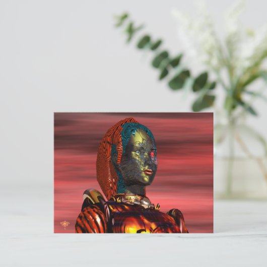 ARES - CYBORG BRIEFKAART (Staand voorkant)