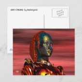 ARES - CYBORG BRIEFKAART (Voorkant / Achterkant)