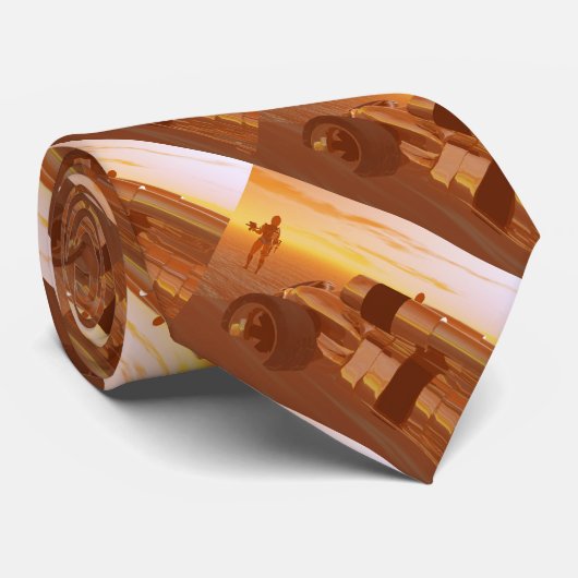 ARES CYBORG, DESERT HYPERION, SCIENCE FICTION Scif Stropdas (Opgerold)