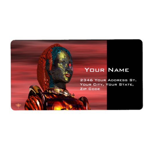 ARES Cyborg Hyperion World, Science Fiction, Sci_F Etiket (Voorkant)