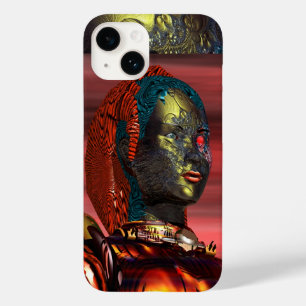 ARES/CYBORG PORTRAIT IN SUNSET Science Fiction Case-Mate iPhone Case