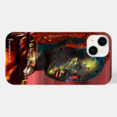 ARES - CYBORG PORTRAIT Red Science Fiction Case-Mate iPhone Case (Achterkant (horizontaal))