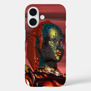 ARES - CYBORG PORTRAIT Science Fiction iPhone 16 Hoesje
