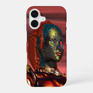 ARES - CYBORG PORTRAIT Science Fiction iPhone 16 Hoesje
