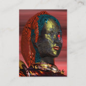 ARES CYBORG, Red Sunset, Science Fiction Robotics Visitekaartje (Achterkant)