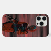 ARES CYBORG,RODE ZONSONDERGANG Science Fiction,Sci iPhone Hoesje (Achterkant horizontaal)