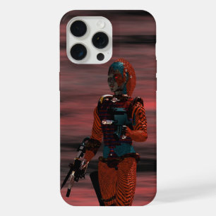 ARES CYBORG,RODE ZONSONDERGANG Science Fiction,Sci iPhone 15 Pro Max Case