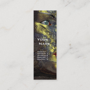 ARES CYBORG, rood geel Mini Visitekaartje