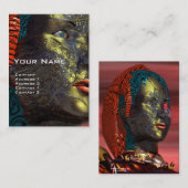 ARES CYBORG, rood geel Visitekaartje (Voorkant / Achterkant)