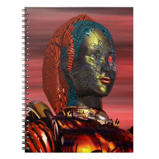 ARES CYBORG UIT HYPERION NOTITIEBOEK (Voorkant)