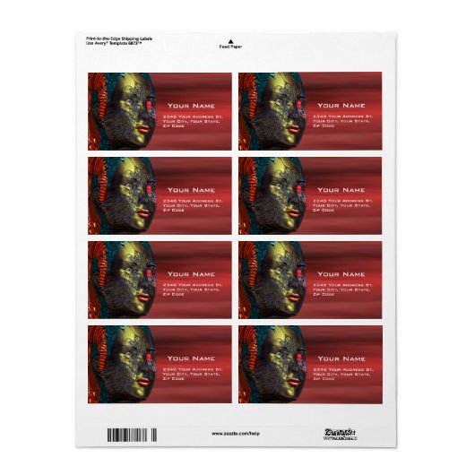 ARES, Cyborg van Hyperion Etiket (Full Sheet)