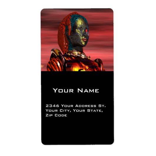 ARES, Cyborg van Hyperion Etiket (Voorkant)