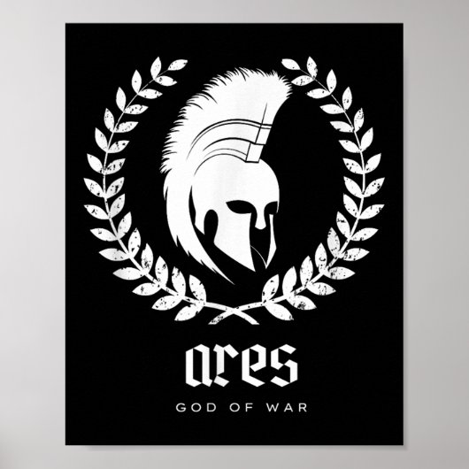 Ares God of War Greek Mythology Fantasy Poster (Voorkant)