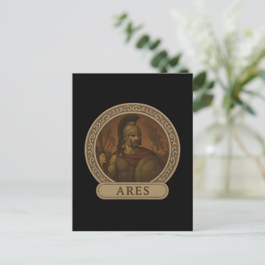 Ares God of War Postcard Briefkaart (Staand voorkant)
