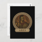 Ares God of War Postcard Briefkaart (Voorkant / Achterkant)