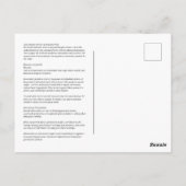 Ares God of War Postcard Briefkaart (Achterkant)