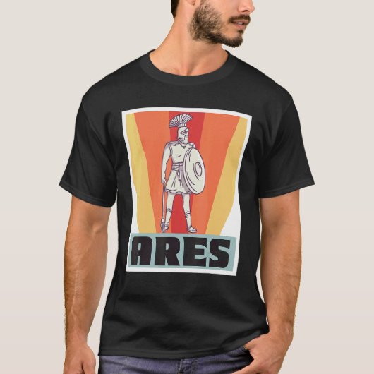 Ares Greece God Greek Mythology Ancient Greece T-shirt (Voorkant)