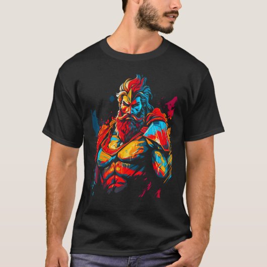 Ares Greek Mythology God T-shirt (Voorkant)