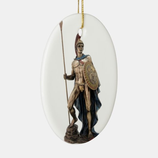 ARES GRIEK WARRIOR GOD STATUE KERAMISCH ORNAMENT (Rechts)